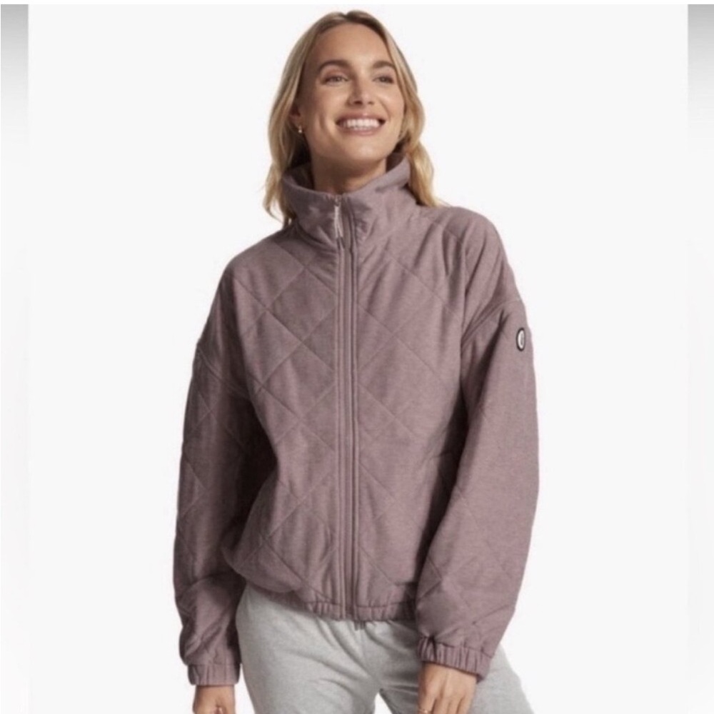 Vuori Halo Insulated Quilted Jacket in Hazel Heather Size S